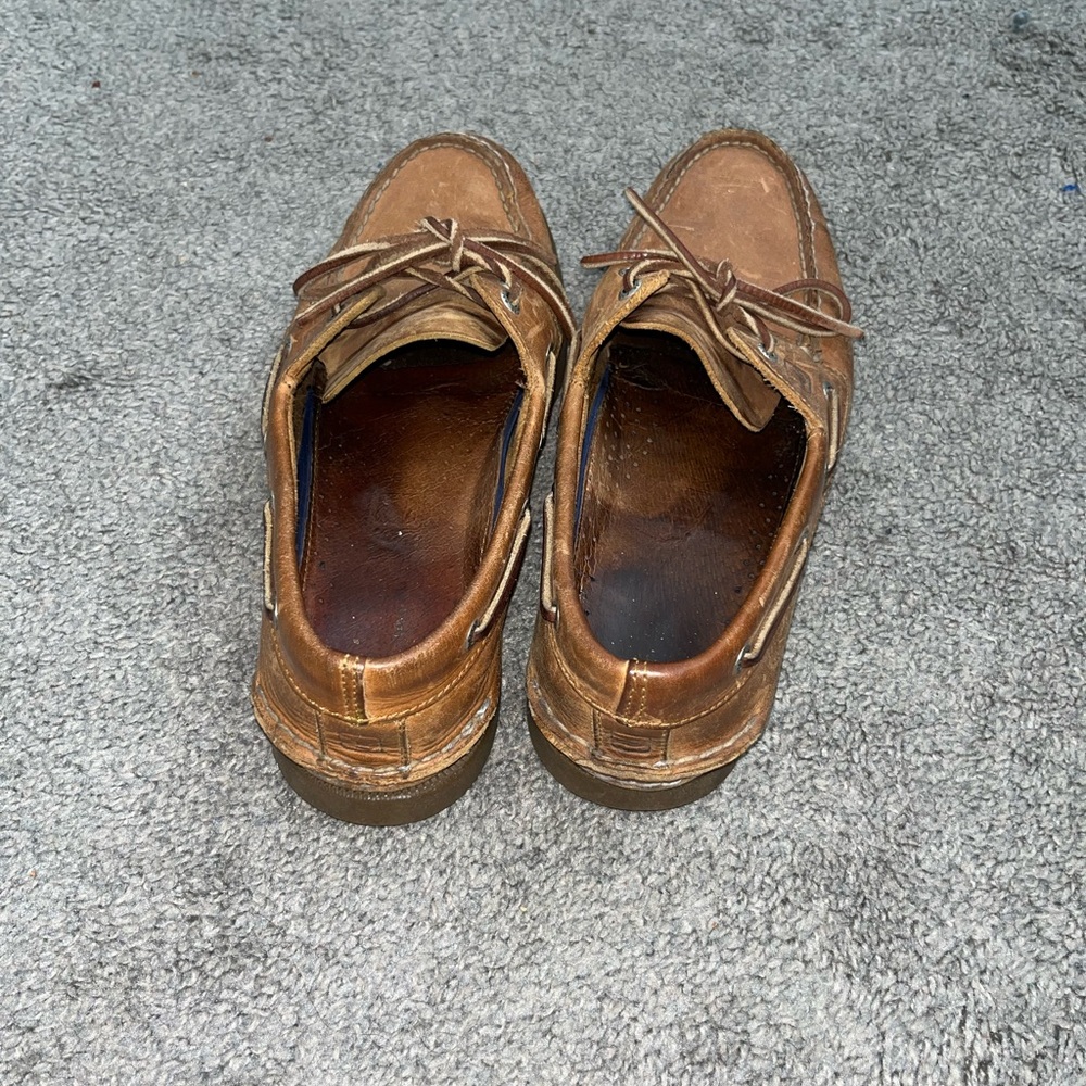 Men's Sperry Topsider Brown Leather Casual Shoes